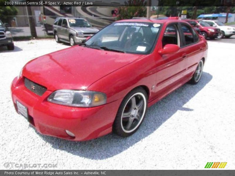 Aztec Red / Lava 2002 Nissan Sentra SE-R Spec V