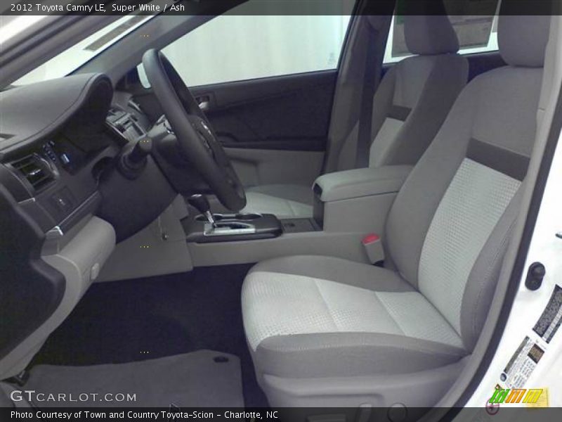 Super White / Ash 2012 Toyota Camry LE