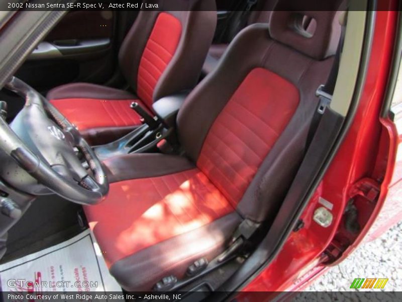  2002 Sentra SE-R Spec V Lava Interior