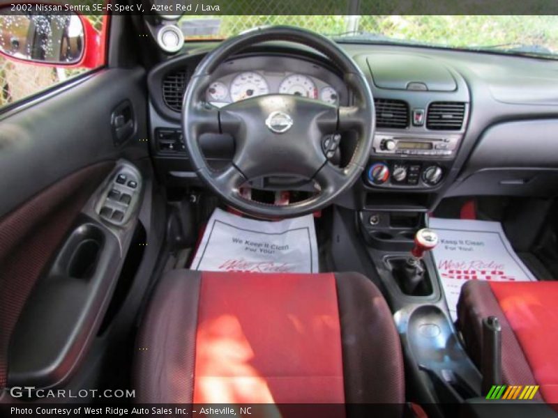 Aztec Red / Lava 2002 Nissan Sentra SE-R Spec V