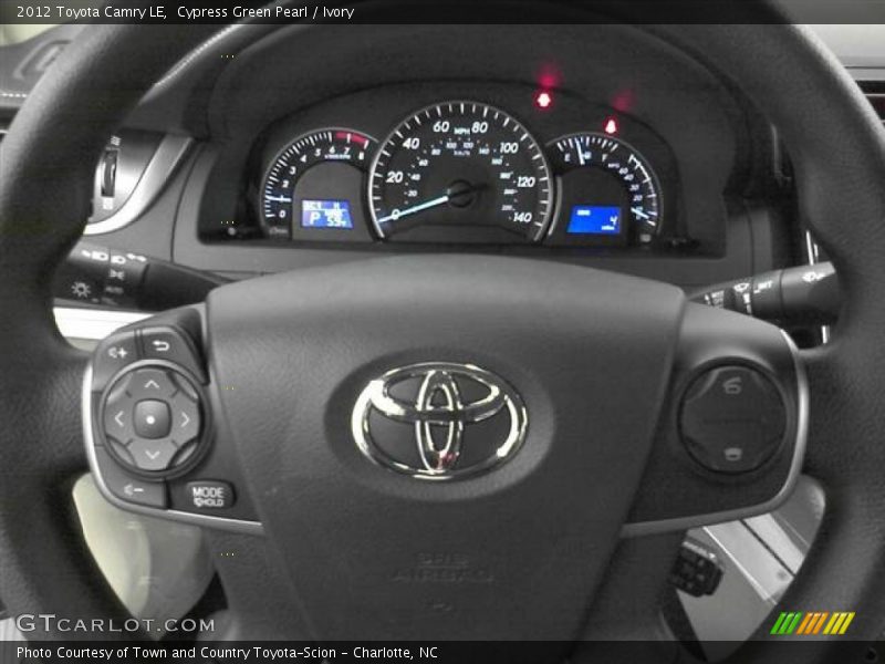 Cypress Green Pearl / Ivory 2012 Toyota Camry LE