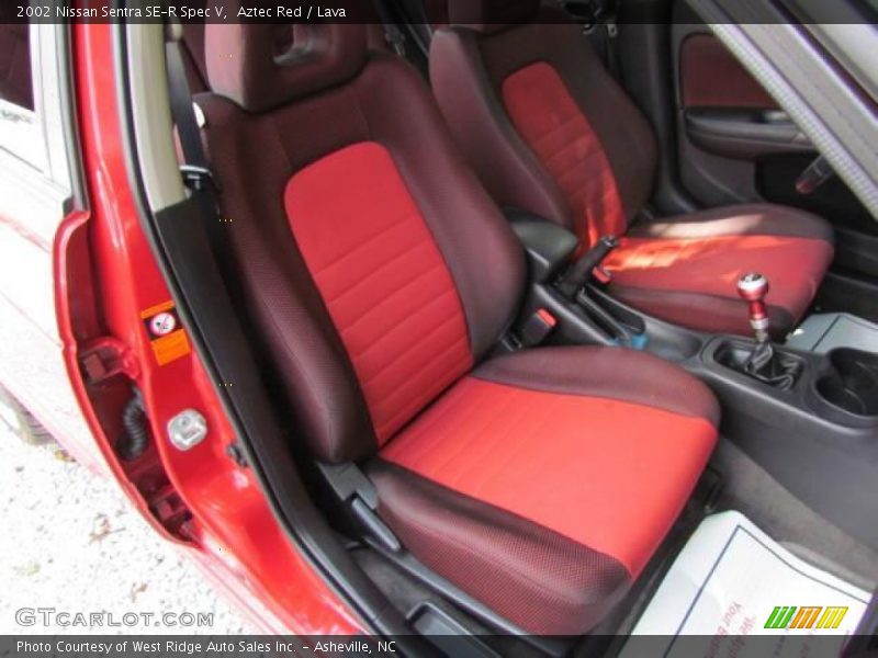  2002 Sentra SE-R Spec V Lava Interior