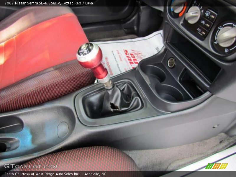 Aztec Red / Lava 2002 Nissan Sentra SE-R Spec V