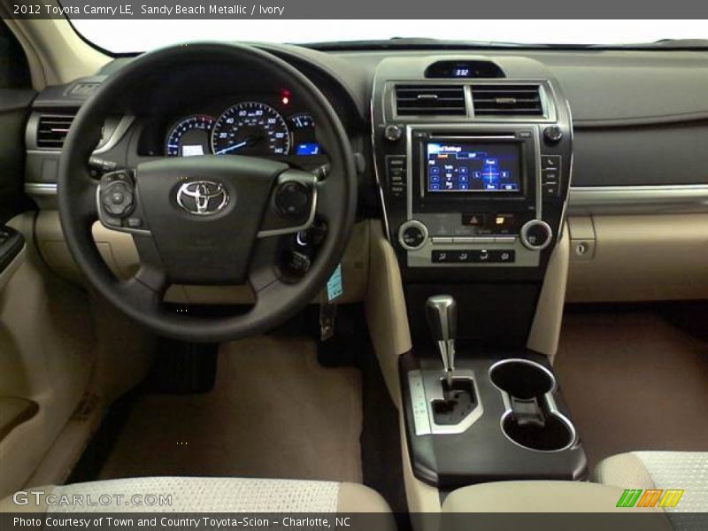 Sandy Beach Metallic / Ivory 2012 Toyota Camry LE