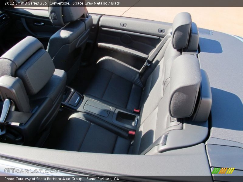 Space Grey Metallic / Black 2012 BMW 3 Series 335i Convertible