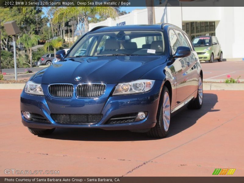 Front 3/4 View of 2012 3 Series 328i Sports Wagon