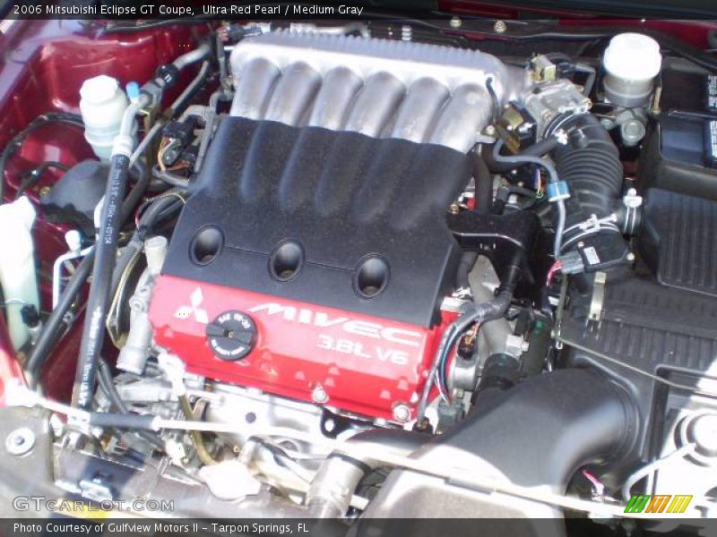 Ultra Red Pearl / Medium Gray 2006 Mitsubishi Eclipse GT Coupe