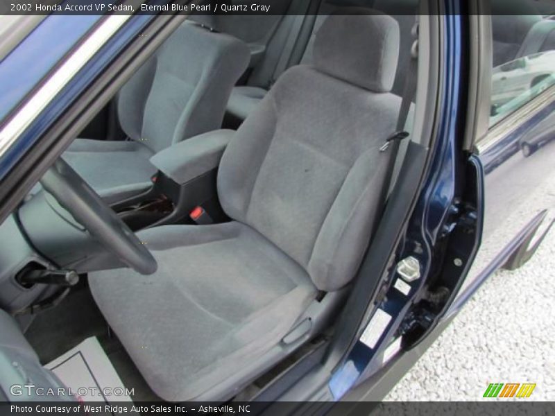 Eternal Blue Pearl / Quartz Gray 2002 Honda Accord VP Sedan