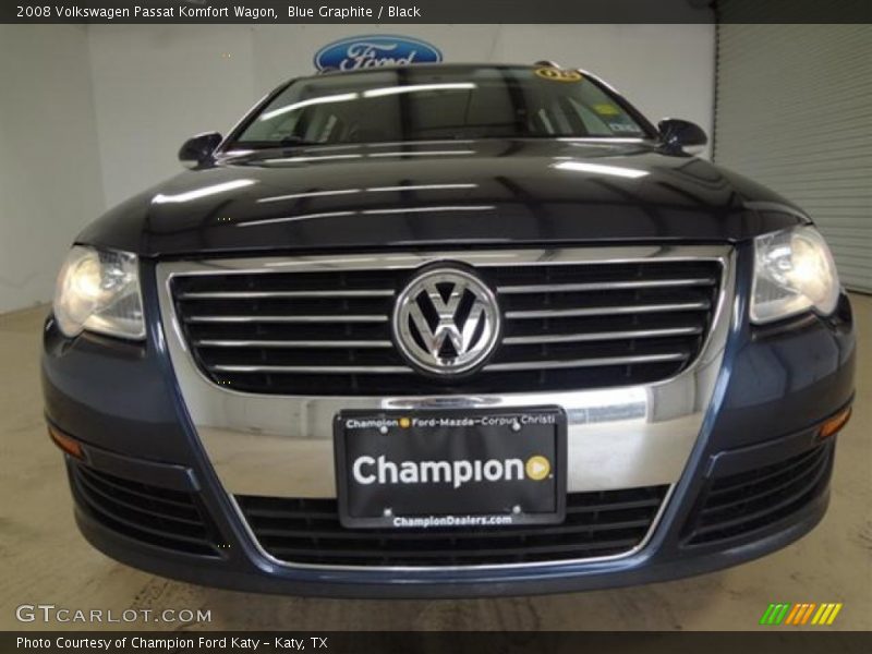 Blue Graphite / Black 2008 Volkswagen Passat Komfort Wagon
