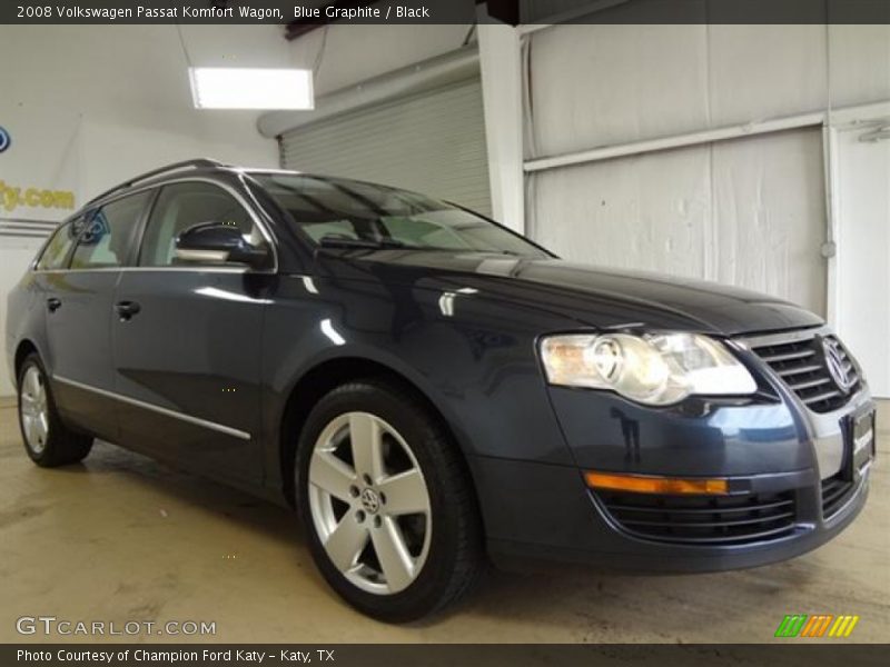 Blue Graphite / Black 2008 Volkswagen Passat Komfort Wagon