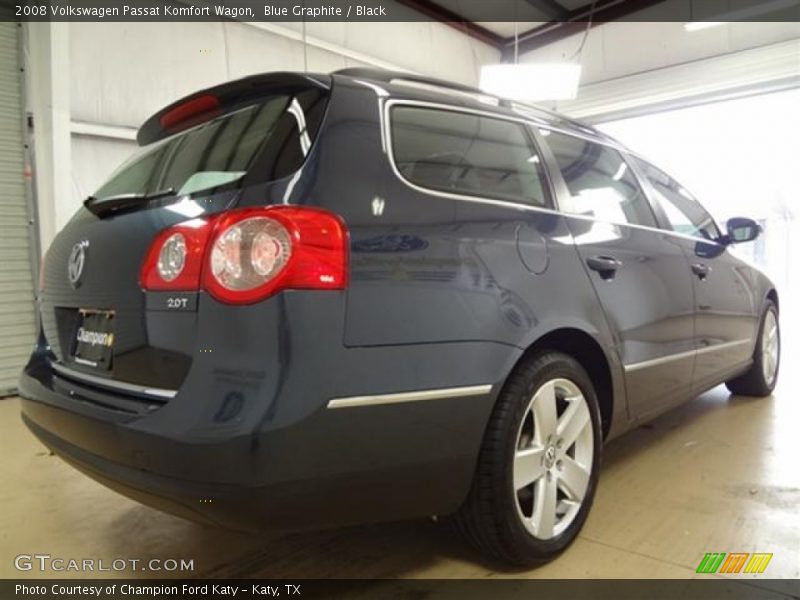Blue Graphite / Black 2008 Volkswagen Passat Komfort Wagon