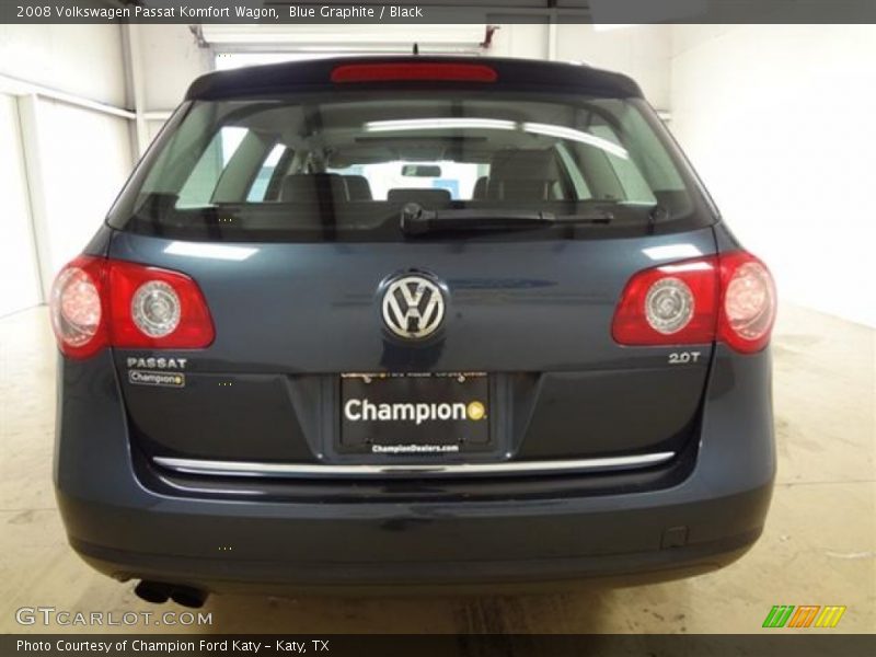 Blue Graphite / Black 2008 Volkswagen Passat Komfort Wagon