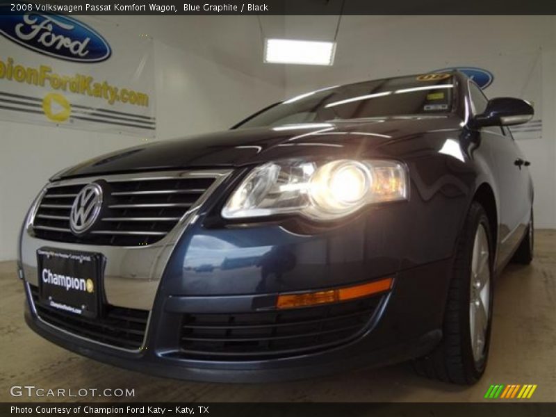 Blue Graphite / Black 2008 Volkswagen Passat Komfort Wagon