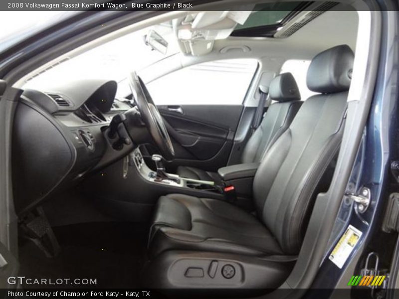  2008 Passat Komfort Wagon Black Interior