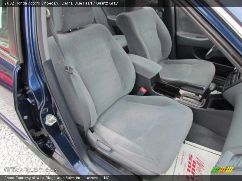  2002 Accord VP Sedan Quartz Gray Interior