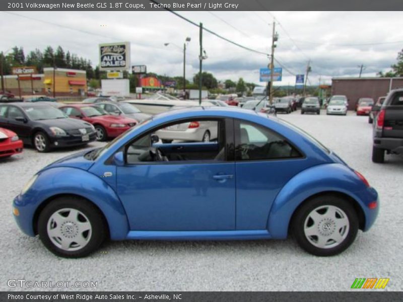 Techno Blue Pearl / Light Grey 2001 Volkswagen New Beetle GLS 1.8T Coupe