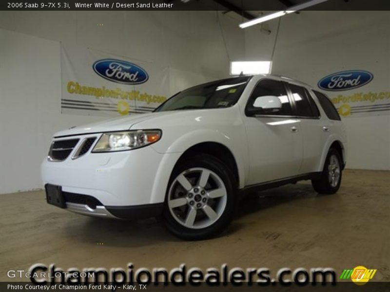 Winter White / Desert Sand Leather 2006 Saab 9-7X 5.3i
