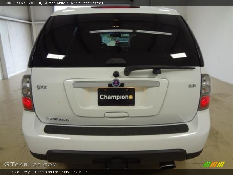 Winter White / Desert Sand Leather 2006 Saab 9-7X 5.3i