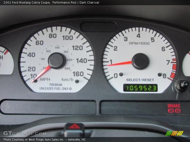  2001 Mustang Cobra Coupe Cobra Coupe Gauges