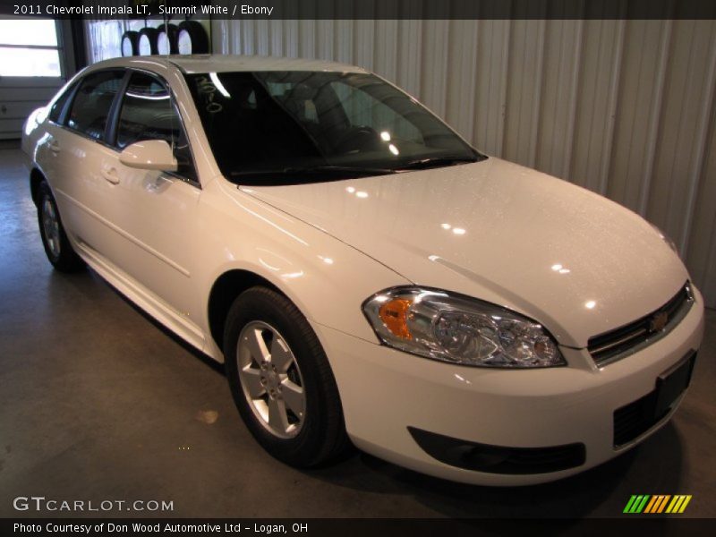 Summit White / Ebony 2011 Chevrolet Impala LT