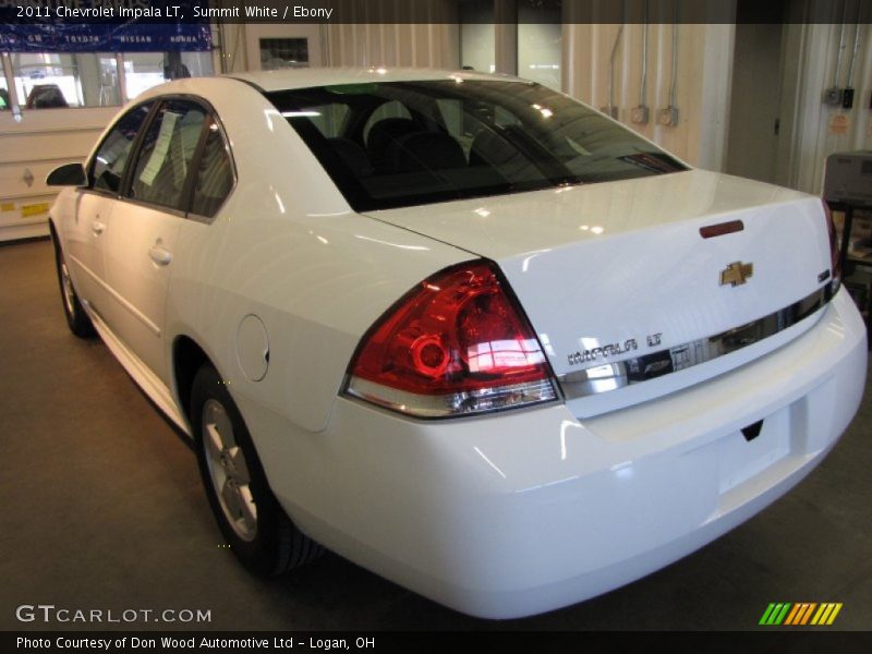 Summit White / Ebony 2011 Chevrolet Impala LT