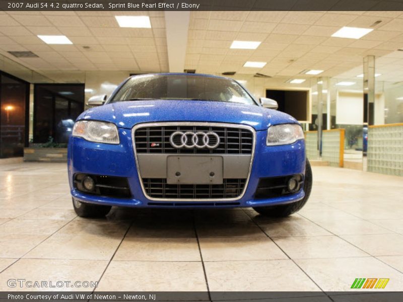 Sprint Blue Pearl Effect / Ebony 2007 Audi S4 4.2 quattro Sedan