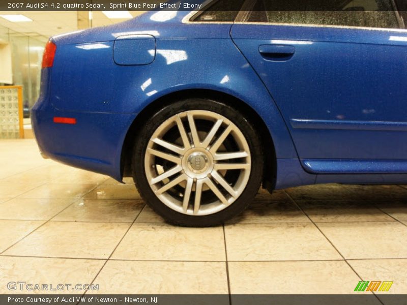Sprint Blue Pearl Effect / Ebony 2007 Audi S4 4.2 quattro Sedan