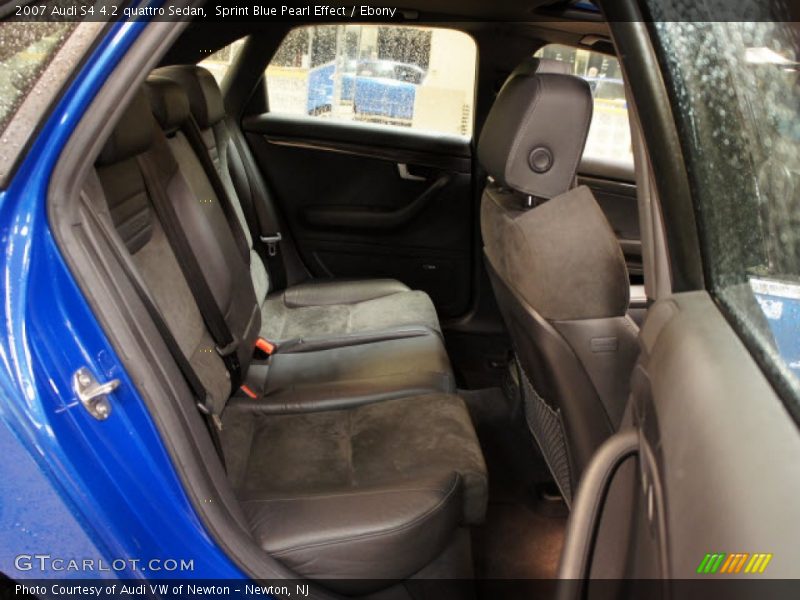 Sprint Blue Pearl Effect / Ebony 2007 Audi S4 4.2 quattro Sedan