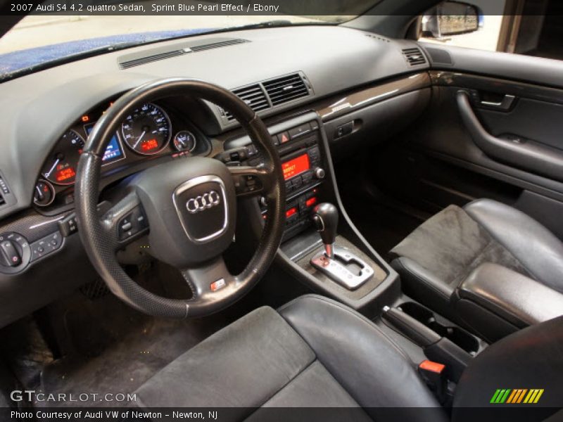 Ebony Interior - 2007 S4 4.2 quattro Sedan 