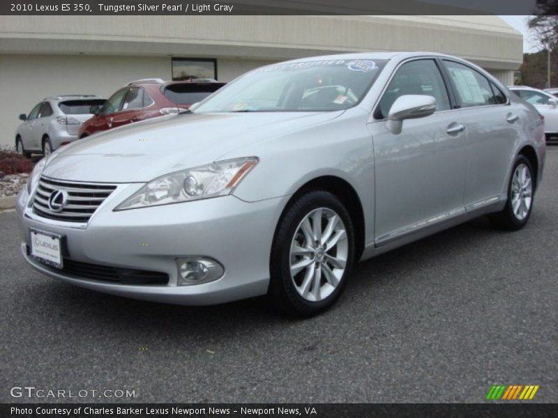 Tungsten Silver Pearl / Light Gray 2010 Lexus ES 350