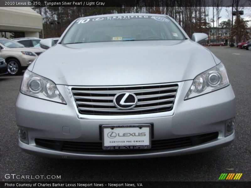 Tungsten Silver Pearl / Light Gray 2010 Lexus ES 350
