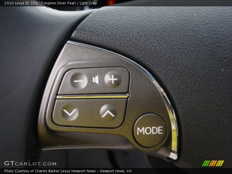 Tungsten Silver Pearl / Light Gray 2010 Lexus ES 350