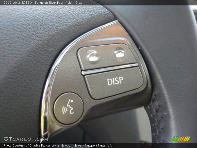 Tungsten Silver Pearl / Light Gray 2010 Lexus ES 350