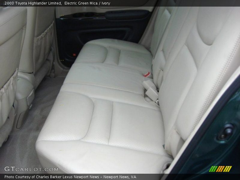 Electric Green Mica / Ivory 2003 Toyota Highlander Limited