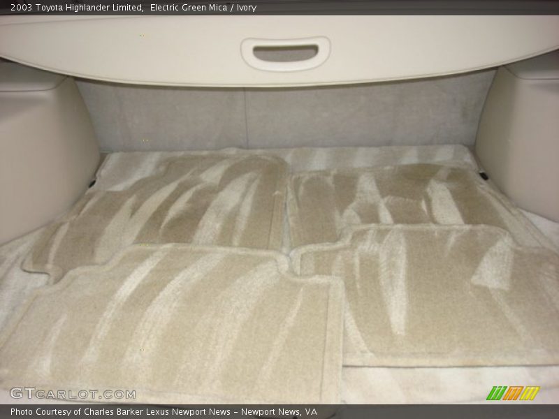 Electric Green Mica / Ivory 2003 Toyota Highlander Limited