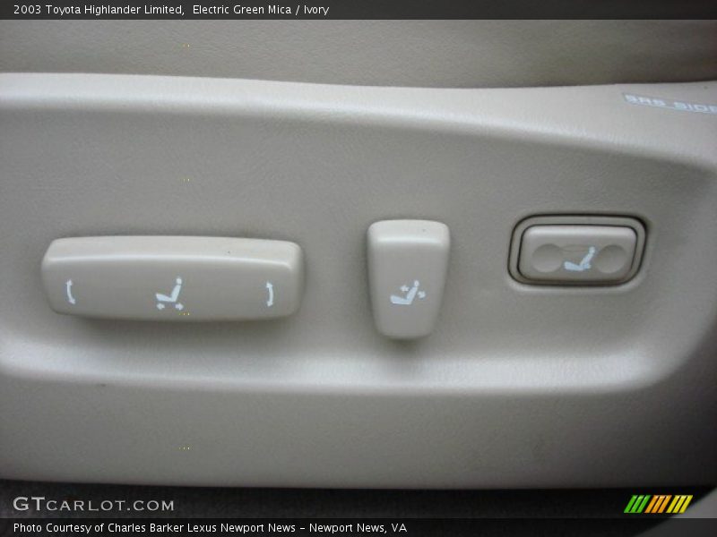 Electric Green Mica / Ivory 2003 Toyota Highlander Limited