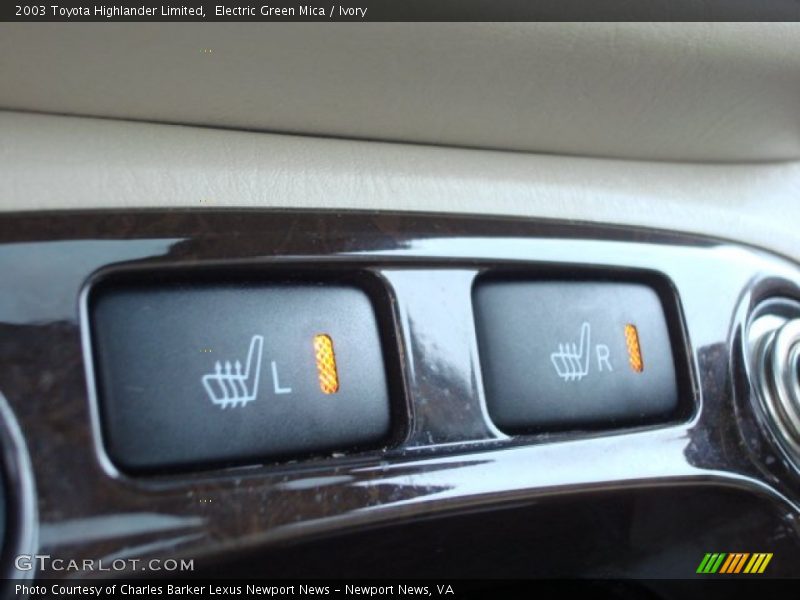 Electric Green Mica / Ivory 2003 Toyota Highlander Limited