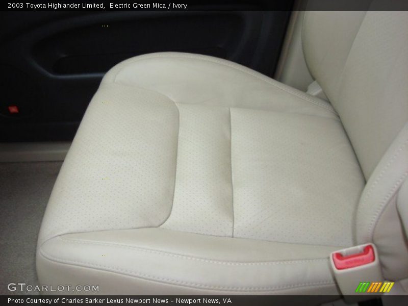 Electric Green Mica / Ivory 2003 Toyota Highlander Limited