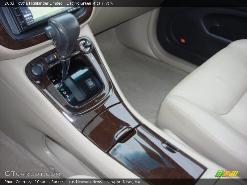 Electric Green Mica / Ivory 2003 Toyota Highlander Limited