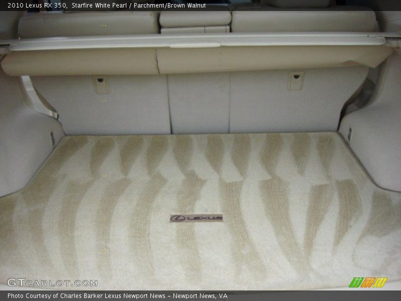 Starfire White Pearl / Parchment/Brown Walnut 2010 Lexus RX 350