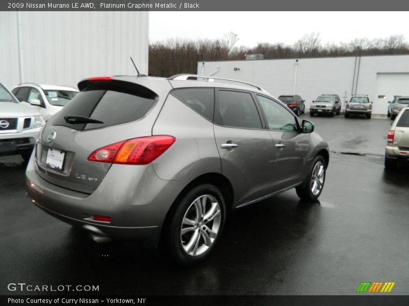 Platinum Graphite Metallic / Black 2009 Nissan Murano LE AWD