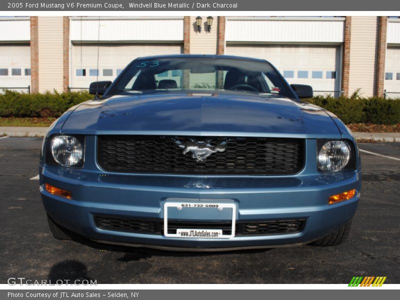 Windveil Blue Metallic / Dark Charcoal 2005 Ford Mustang V6 Premium Coupe