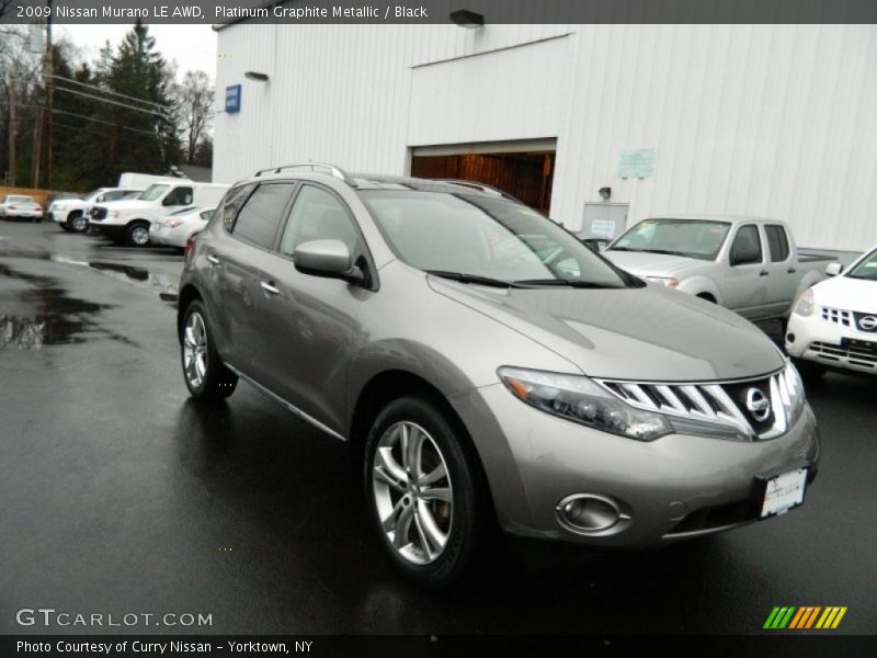 Platinum Graphite Metallic / Black 2009 Nissan Murano LE AWD