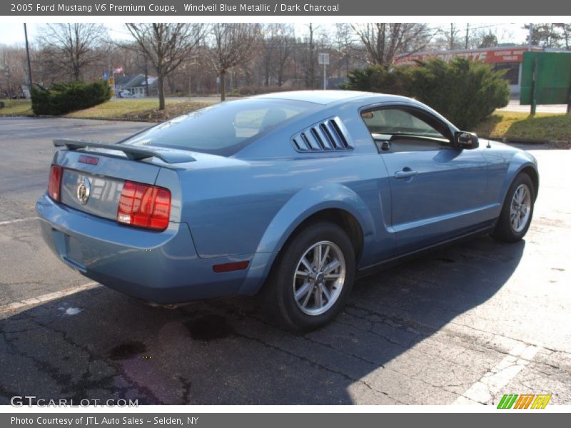 Windveil Blue Metallic / Dark Charcoal 2005 Ford Mustang V6 Premium Coupe