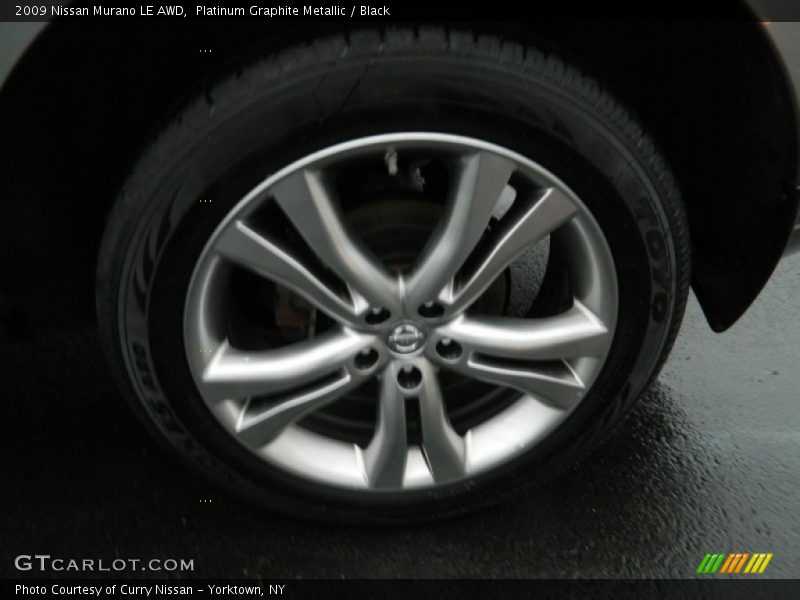 Platinum Graphite Metallic / Black 2009 Nissan Murano LE AWD