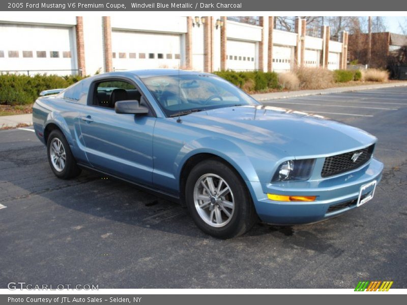 Windveil Blue Metallic / Dark Charcoal 2005 Ford Mustang V6 Premium Coupe