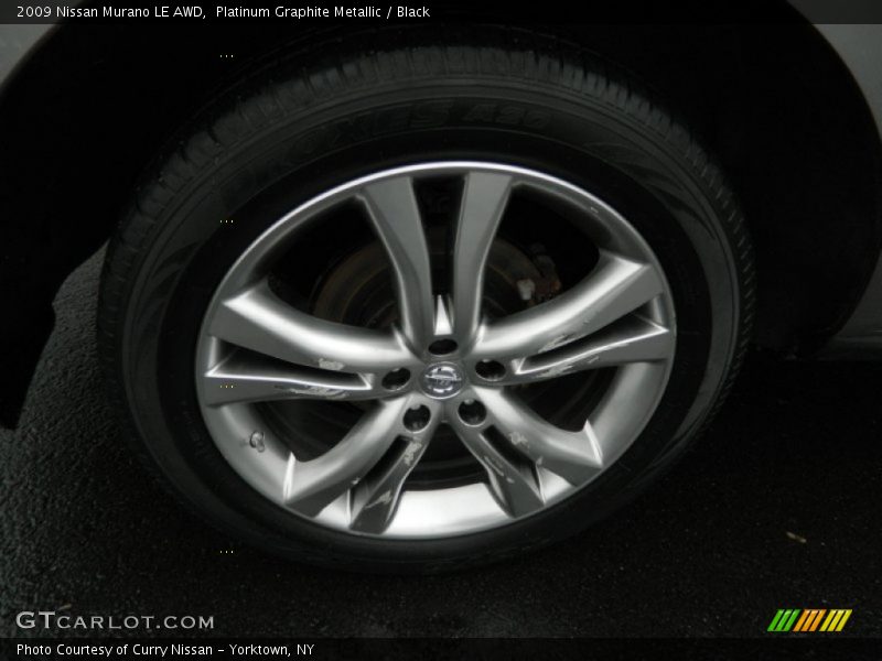 Platinum Graphite Metallic / Black 2009 Nissan Murano LE AWD