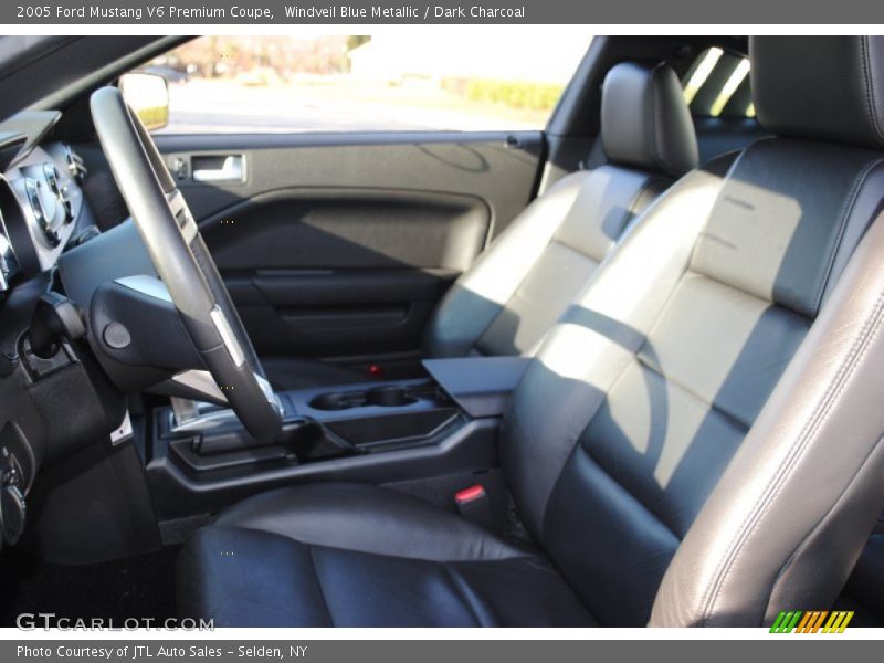 Windveil Blue Metallic / Dark Charcoal 2005 Ford Mustang V6 Premium Coupe