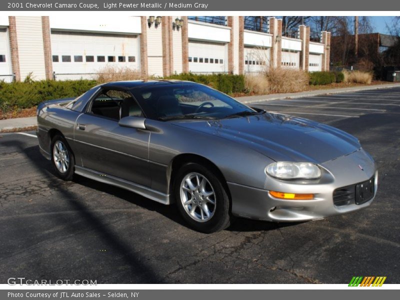 Light Pewter Metallic / Medium Gray 2001 Chevrolet Camaro Coupe