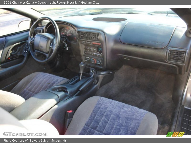 Light Pewter Metallic / Medium Gray 2001 Chevrolet Camaro Coupe